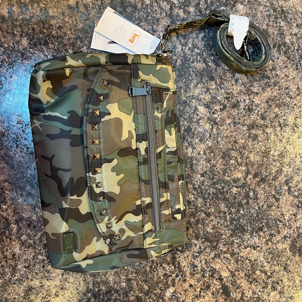 lug Camouflage Crossbody Bag nylon